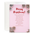 Load image into Gallery viewer, Christian Merry Christmas Thank You Poem Holiday Card for Christmas