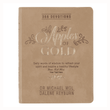 Load image into Gallery viewer, Personalized Custom Text Your Name Apples of Gold 366 Daily Devotions for Women to Refresh Your Spirit Taupe Faux Leather