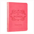 Load image into Gallery viewer, Personalized Custom Text Your Name One-Minute Devotions for Women Devotional Pink Faux Leather