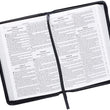 Load image into Gallery viewer, Personalized KJV Black Faux Leather Zippered Pocket Bible
