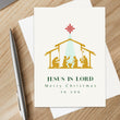 Load image into Gallery viewer, Christian Jesus Is Lord Christmas Card