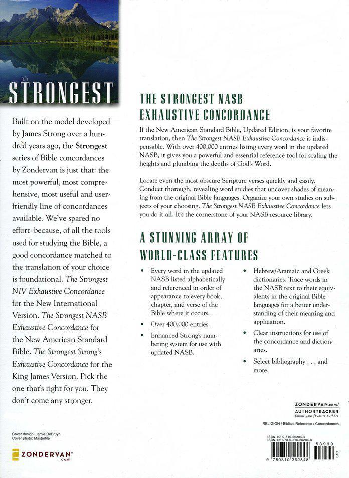The Strongest NASB Exhaustive Concordance