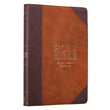 Load image into Gallery viewer, KJV Brown Portfolio Design Large Print Thinline LuxLeather Bible
