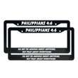 Load image into Gallery viewer, Philippians 4:6 Do Not Be Anxious About Anything, But Pray About Everything | Christian License Plate Frame
