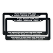 Load image into Gallery viewer, Romans 10:9 If You Declare With Your Mouth That Jesus Is Lord and Believe In Your Heart | Christian License Plate Frame

