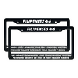 Load image into Gallery viewer, Filipenses 4:6 Christian Spanish License Plate Frame | Porta Placas Cristiano para Matriculas en Español

