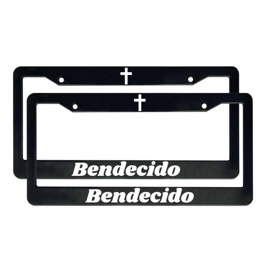 Bendecido | Christian Spanish License Plate Frame