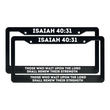 Load image into Gallery viewer, Isaiah 40:31 Those Who Wait Upon The Lord Shall Renew Their Strength | Christian License Plate Frame
