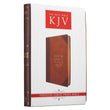Load image into Gallery viewer, KJV Brown Portfolio Design Large Print Thinline LuxLeather Bible
