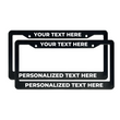 Load image into Gallery viewer, Custom License Plate Frame for Car
