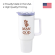Load image into Gallery viewer, Man of God 1 Timothy 6:11 | Christian Travel Mug Tumbler
