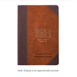 Load image into Gallery viewer, KJV Brown Portfolio Design Large Print Thinline LuxLeather Bible
