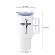 Load image into Gallery viewer, Jesus Loves Me Cross | Christian Travel Mug Tumbler
