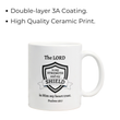 Load image into Gallery viewer, The Lord is My Strength and My Shield | Psalms 28:7 Christian Bible Verse Coffee Mug
