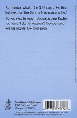 Your Ticket to Heaven Tract (Pack of 25)