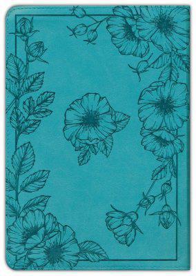 Proverbs 31:25 Strength & Dignity Turquoise Zippered Journal