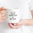 Load image into Gallery viewer, Jesus Loves Me Cross | John 3:16 Christian Bible Verse Coffee Mug
