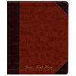 Load image into Gallery viewer, Personalized ESV Journaling Bible TruTone Brown Cordovan Portfolio Design
