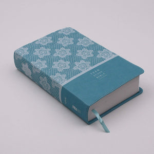 Personalized NIV Teen Study Bible Leathersoft Light Blue