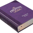 Load image into Gallery viewer, Personalized KJV My Creative Bible Purple Faux Leather Hardcover
