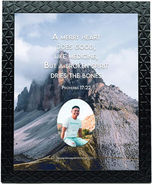 Proverbs 17:22 Personalized Photo Verse