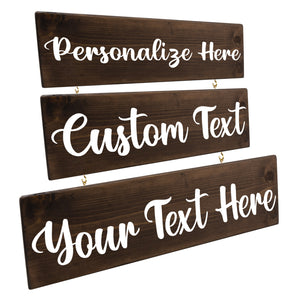 Personalized 3 Tier Wood Decor