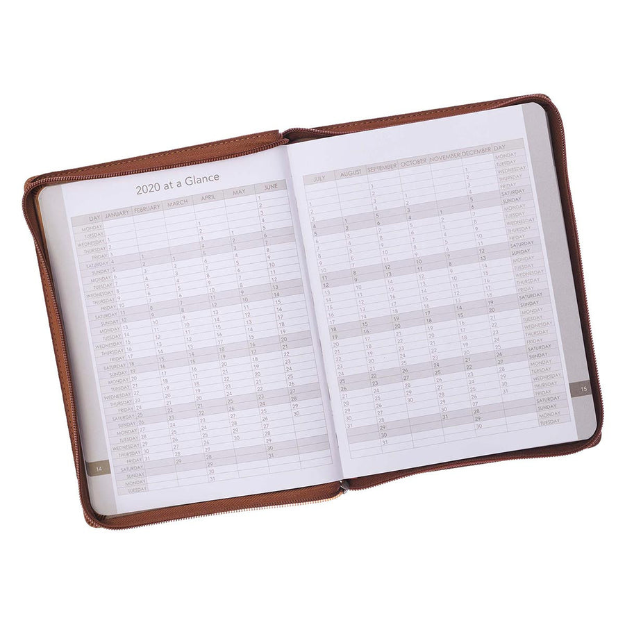 Personalized 2020 Planner Psalm 46:10 Zippered