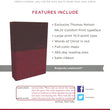 Load image into Gallery viewer, Personalized NKJV Value Thinline Bible Large Print Leathersoft Burgundy New King James Version
