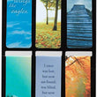 Load image into Gallery viewer, Set of 6 Nature Magnetic Bookmarks with Scripture &amp; Words of Inspiration
