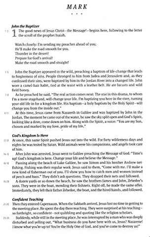 Personalized The Message Compact Bible Starry Sky Leather-Look