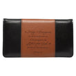 Load image into Gallery viewer, Strong &amp; Courageous Joshua 1:9 Faux Leather Checkbook Cover

