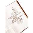 Load image into Gallery viewer, Personalized Every Man&#39;s Bible Deluxe Messenger Edition LeatherLike Brown New Living Translation
