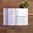 Load image into Gallery viewer, Personalized NKJV Daily Devotional Bible for Women Purple/Blue LeatherTouch
