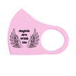 Load image into Gallery viewer, Angels Are WIth Me Breathable Stretch Fit Mask
