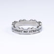 Load image into Gallery viewer, All Things Through Christ Philippians 4:13 Heart Woman&#39;s Ring

