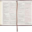 Load image into Gallery viewer, Personalized KJV Thinline Bible Large Print Faux Leather Burgundy with Thumb Index
