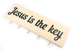 Jesus Is The Key Wood Decor