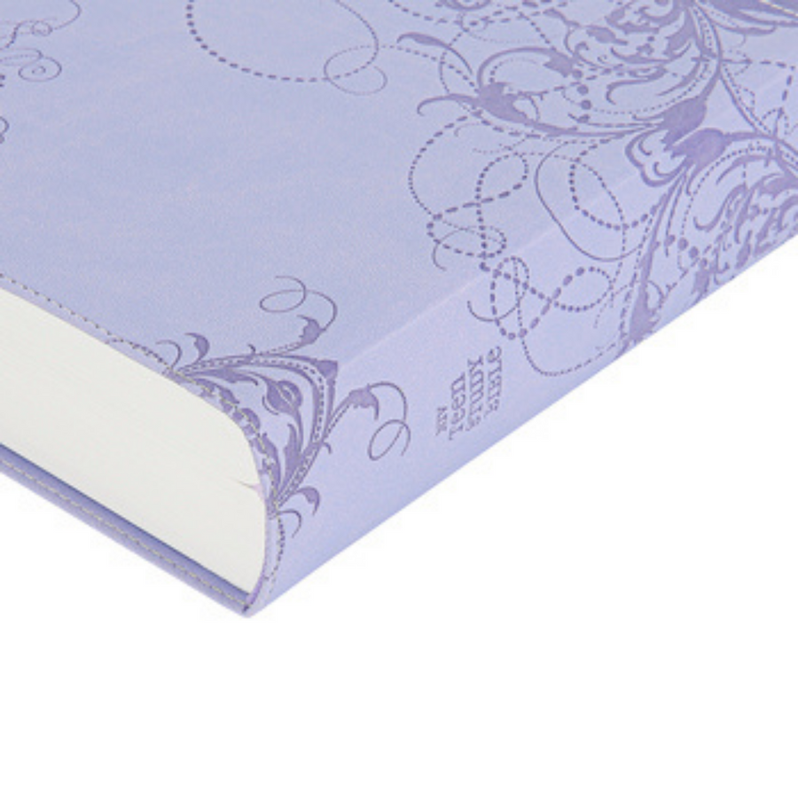 Personalized NIV Teen Study Bible Purple Leathersoft Comfort Print