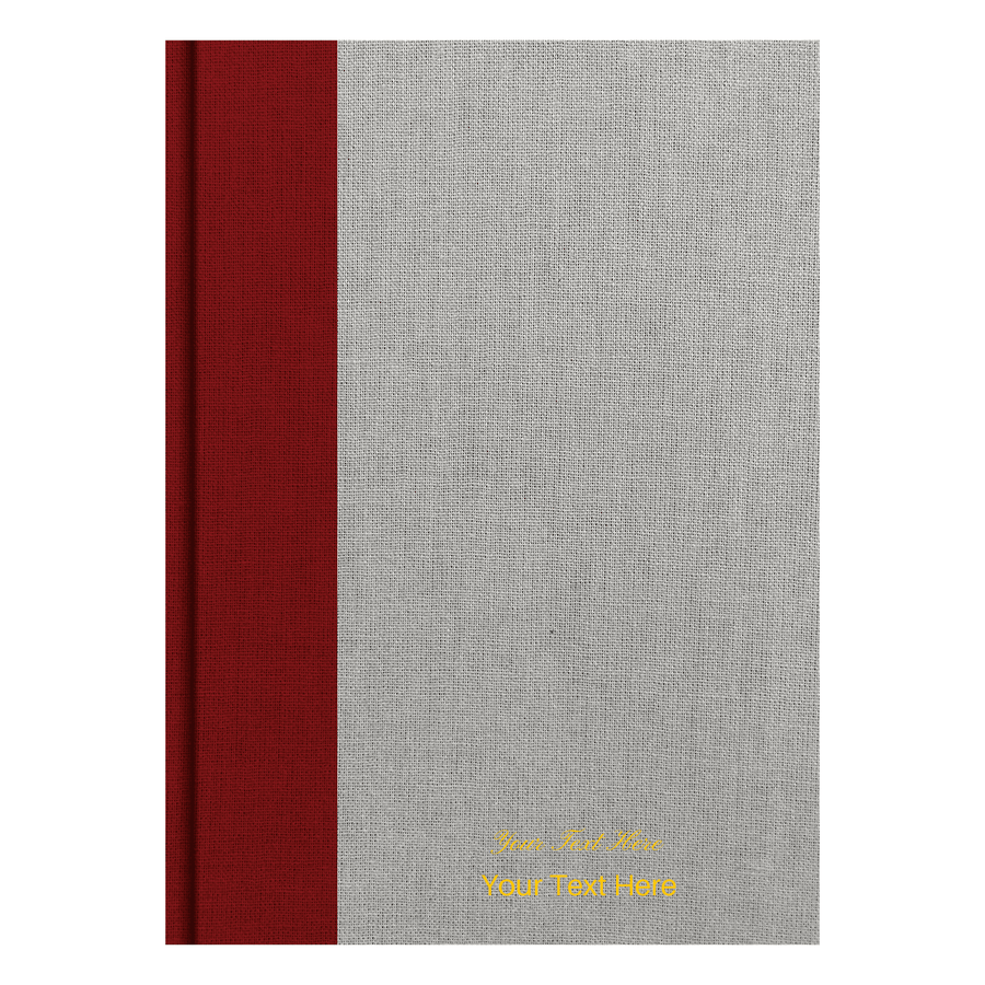 Personalized NKJV Holman Study Bible Thumb Indexed Crimson and Gray Cloth Over Board Hardcover