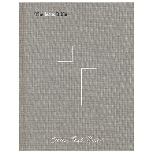 Personalized NIV The Jesus Bible Hardcover Grey Linen