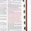 Load image into Gallery viewer, Personalized KJV Thinline Bible Giant Print Leathersoft Brown Thumb Indexed
