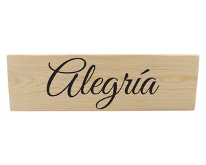 Alegría Spanish Wood Decor