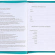 Load image into Gallery viewer, Personalized 2022 It Is Well With My Soul Teal Faux Leather Planner
