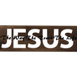 Load image into Gallery viewer, Jesus Is The Way Wood Decor

