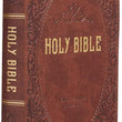 Load image into Gallery viewer, Personalized KJV Medium Brown Faux Leather Compact Bible
