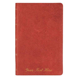 Personalized KJV Holy Bible Standard Bible Burgundy Top Grain Premium Leather Bible w/Thumb Index