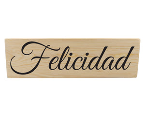 Felicidad Spanish Wood Decor