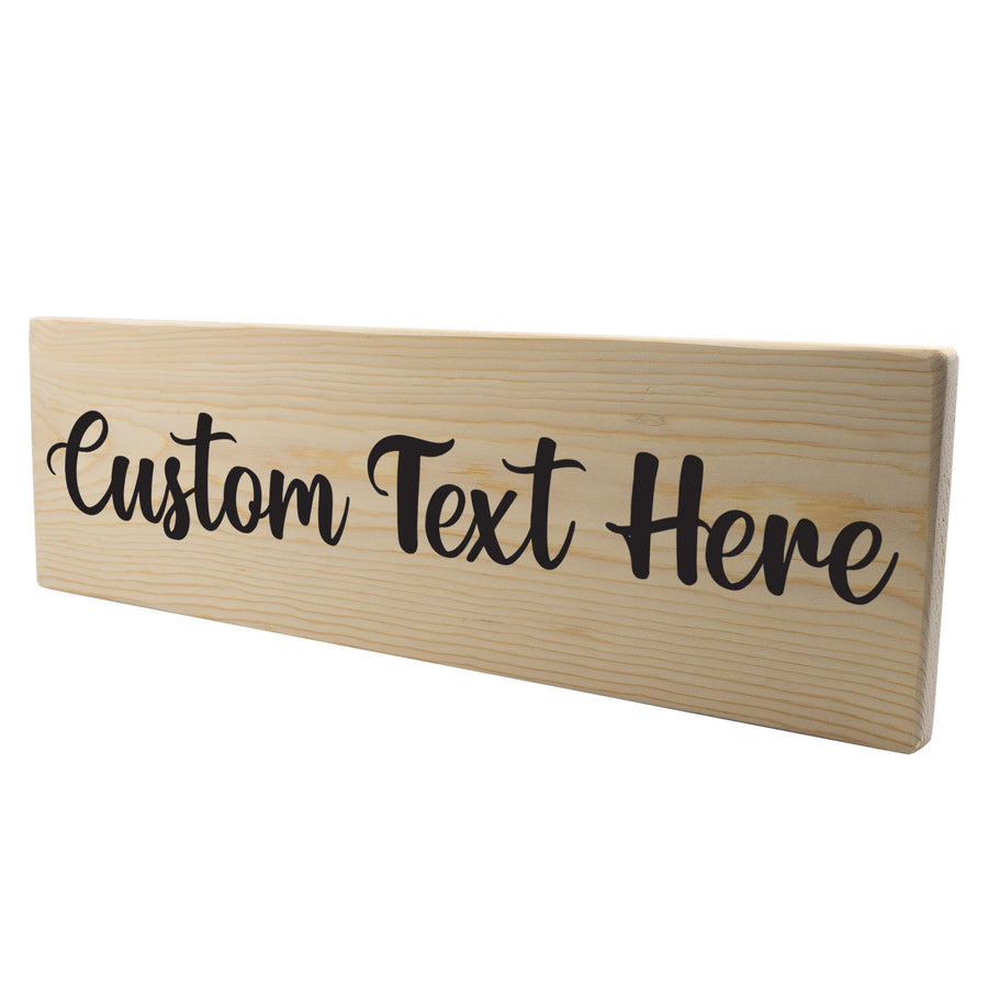 Personalized 1 Tier 18in Wood Decor