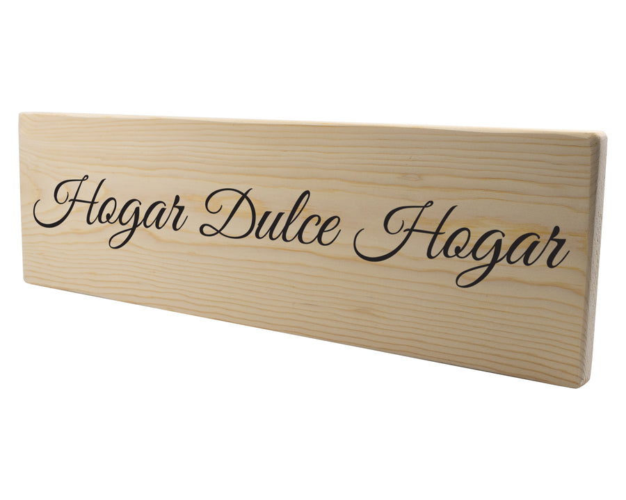 Hogar Dulce Hogar Spanish Wood Decor