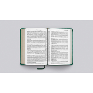 Personalized ESV Personal Reference Bible TruTone Turquoise Emblem Design